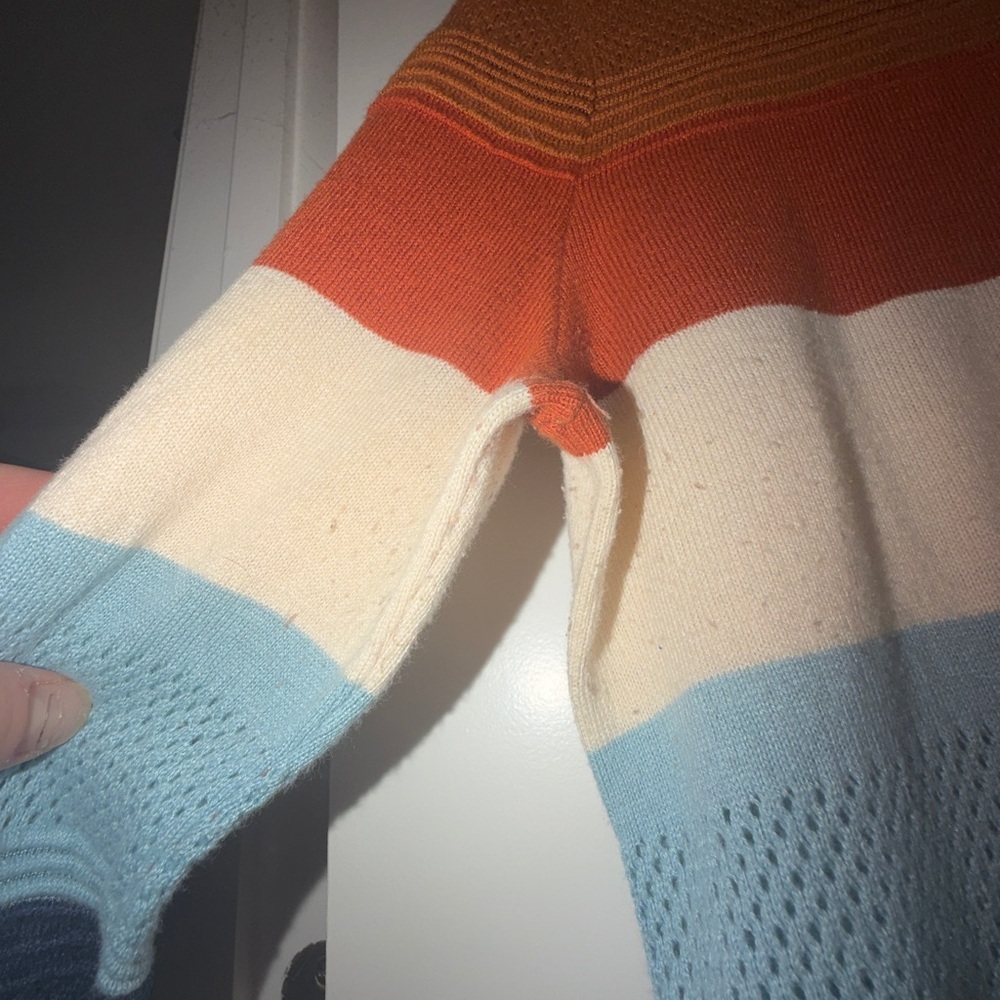 Striped Multicolor Market & Spruce Sweater Size Large - Picture 3 of 6